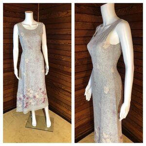 Silk Dress, Silk Maxi Dress, Hawaiian Dress, Silk Slip, Silk Chiffon, Silk Slip